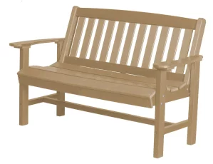 Weathered Wood Aniva Patio Bench
