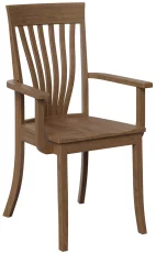 Aragon Fanback Dining Arm Chair