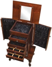 Queen Anne Jewelry Armoire