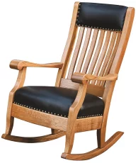 Solid Hardwood Amish Rocker