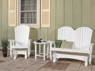 Adirondack Seating and Accent Table