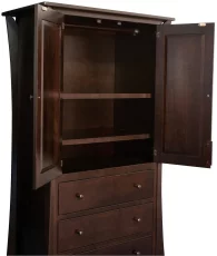Adjustable Armoire Shelving