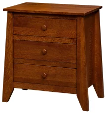 Barbeau 3-Drawer Nightstand
