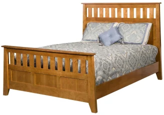 Barbeau Slatted Panel Bed