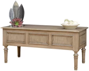 Finished Paneled Desk Back
