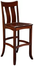 Benezet Pub Stool in Solid Wood