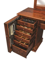 Rustic Cherry Jewelry Vanity