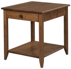 Rustic Cherry End Table