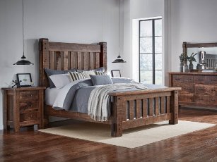 Rough Sawn Bedroom Set