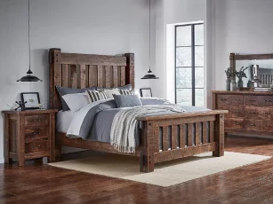 Rough Sawn Bedroom Set