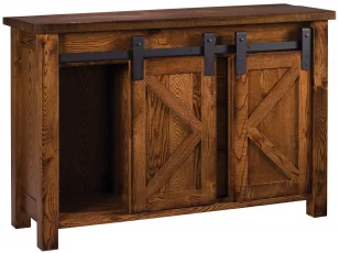 Sliding Barn Door Console