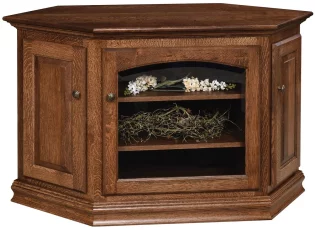 Traditional Corner TV Console