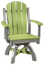 Cannelburg Outdoor Swivel Dining Chair