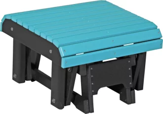 Aruba Blue and Black Cape Lookout Gliding Footrest