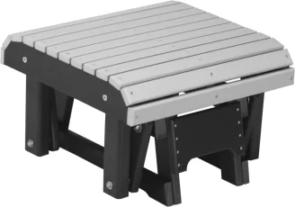 Dove Gray and Black Cape Lookout Gliding Footrest
