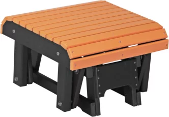 Tangerine and Black Cape Lookout Gliding Footrest