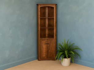 Cedar Key Corner Storage Bookcase