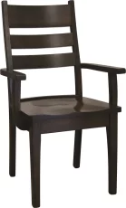 Solid Wood Arm Dining Chair