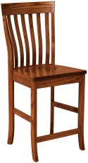 Clyde Hill Bar Chair in Oak