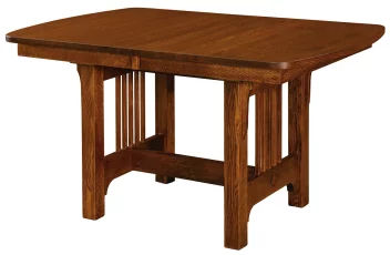 Mission Style Trestle Table