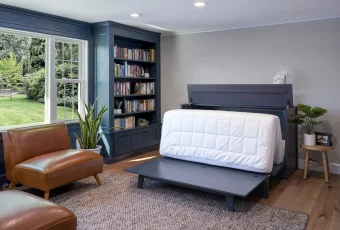 Murphy Bed Cabinet Opened