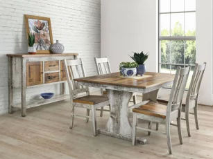 Elaine Reclaimed Dining Set image 1