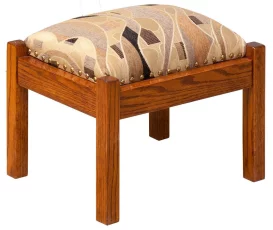 Amish Made Oak Ottoman