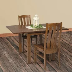 Oak Drop Leaf Leg Table