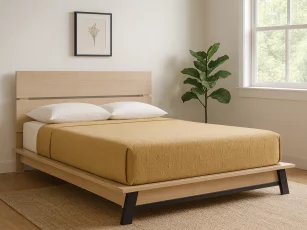 Evarts Mid-Century Platform Bed
