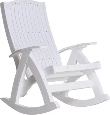 White Fire Island Outdoor Rocker
