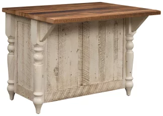 Rustic Barnwood Kitchen Island