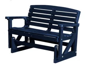 Patriot Blue Green Bay Outdoor Double Glider