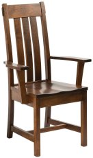 Guadalupe Mission Arm Chair