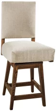Hank Upholstered Swivel Pub Chair