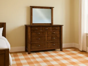 Harper Tall Mirrored Dresser