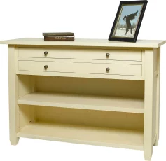 Hensley Hall Table painted in Almond Ivory