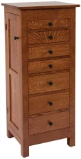 Shown in Quartersawn White Oak
