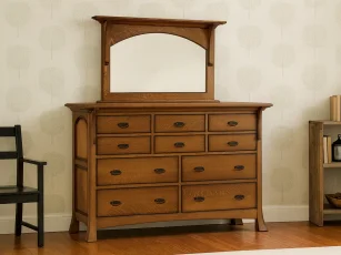 Amish Lakewood 10-Drawer Dresser