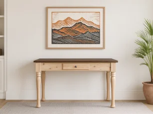 Langley Turned Leg Writing Desk