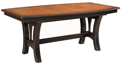 Two Tone Trestle Table