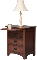 Livonia 3-Drawer Nightstand