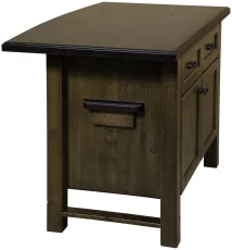 Rustic Kitchen Island with Storage