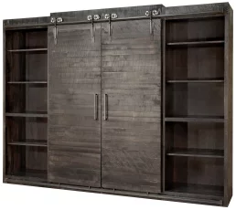 Rough Sawn Media Center Closed