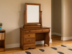 Milwaukee Sleigh Vanity Dresser