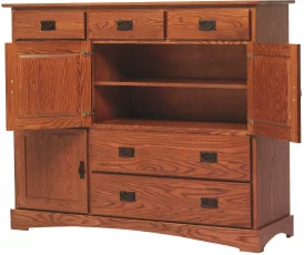 Mission Hills Door Chest in Oak