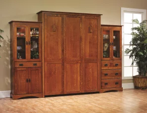 Mission Hills Fold Away Bed in Quartersawn White Oak