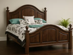Natchez Arched Panel Bed