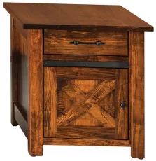 Nolan Barn Door Side Table