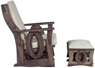 Solid Wood Amish Glider