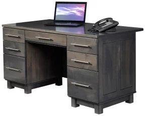 Omega Gray Executive Desk